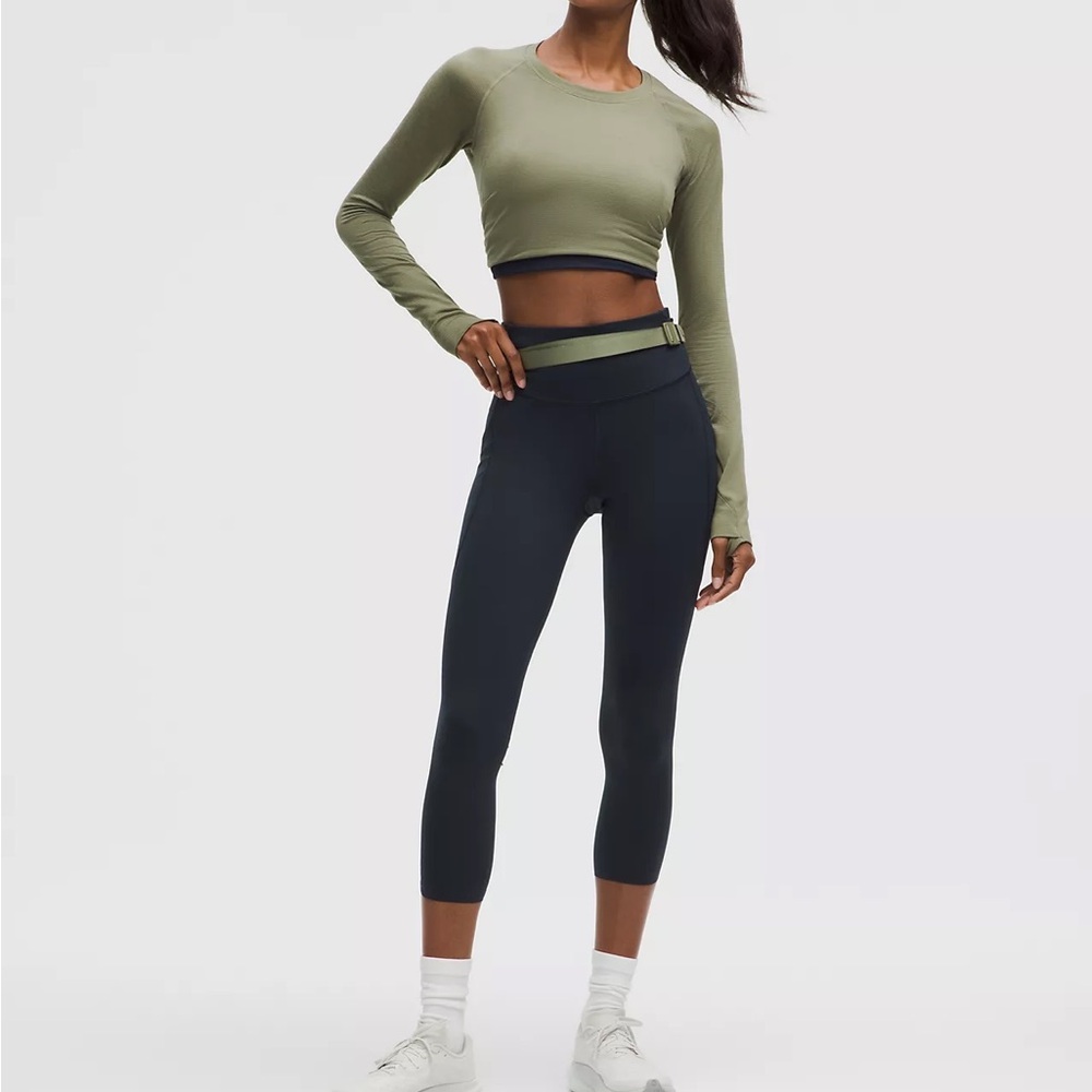Lululemon Athletica Fast and Free 5 pocket 23” High-Waist Leggings